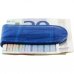  Затискач для купюр зі шкіри крокодила синій CMCLIP01 Blue , фото
