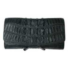 Кошелек женский из кожи крокодила зеленый PCM 03 BT Green