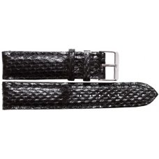 Ремешок для часов из кожи морской змеи черный SNWS 01 Black
