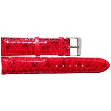 Ремінець для годинника зі шкіри морської змії червоний SNWS 01 Red